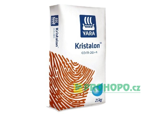 YaraTera Kristalon Hnědý 25kg - pro hydroponii s nízkým obsahem dusíku