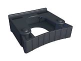 Toolflex Original Lišta 555-1 hliníková 50cm včetně 2 držáků 512-1 [20-30mm] a 1 držáku 522-1 [30-40